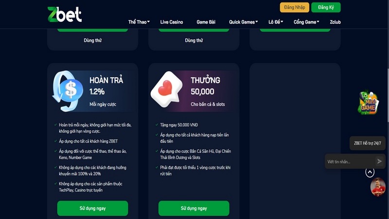 Tặng ngay 50k tiền cược dành cho newbie khi tạo thành công tài khoản