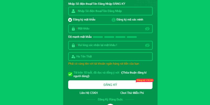 Hướng dẫn người mới đăng ký tạo tài khoản